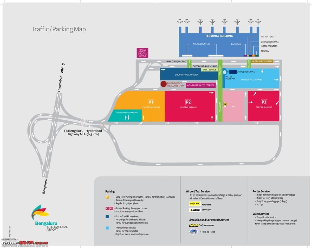 el aeropuerto de Bangalore mapa