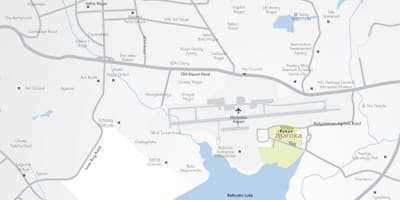 Bellandur mapa de Bangalore