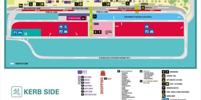 Kempegowda aeropuerto internacional de mapa
