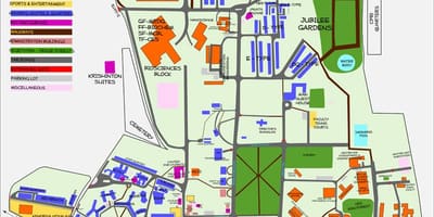 Mapa de CDII Bangalore