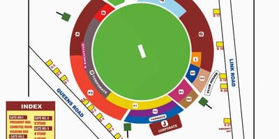 Chinnaswamy stadium asientos mapa