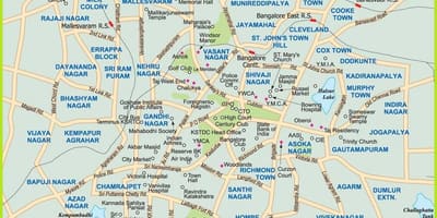 Mapa de Bengaluru